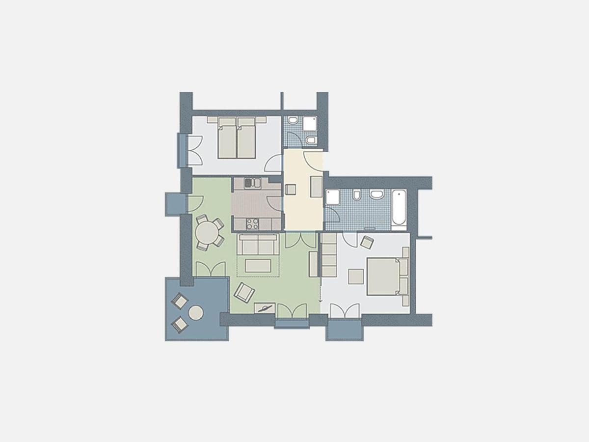 Kaiservillen Heringsdorf - Ferienwohnung Mit 2 Schlafzimmern Und Balkon D212 Luaran gambar